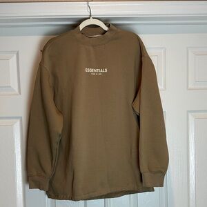 Fear of God Essentials Oversized Brown Sweatshirt